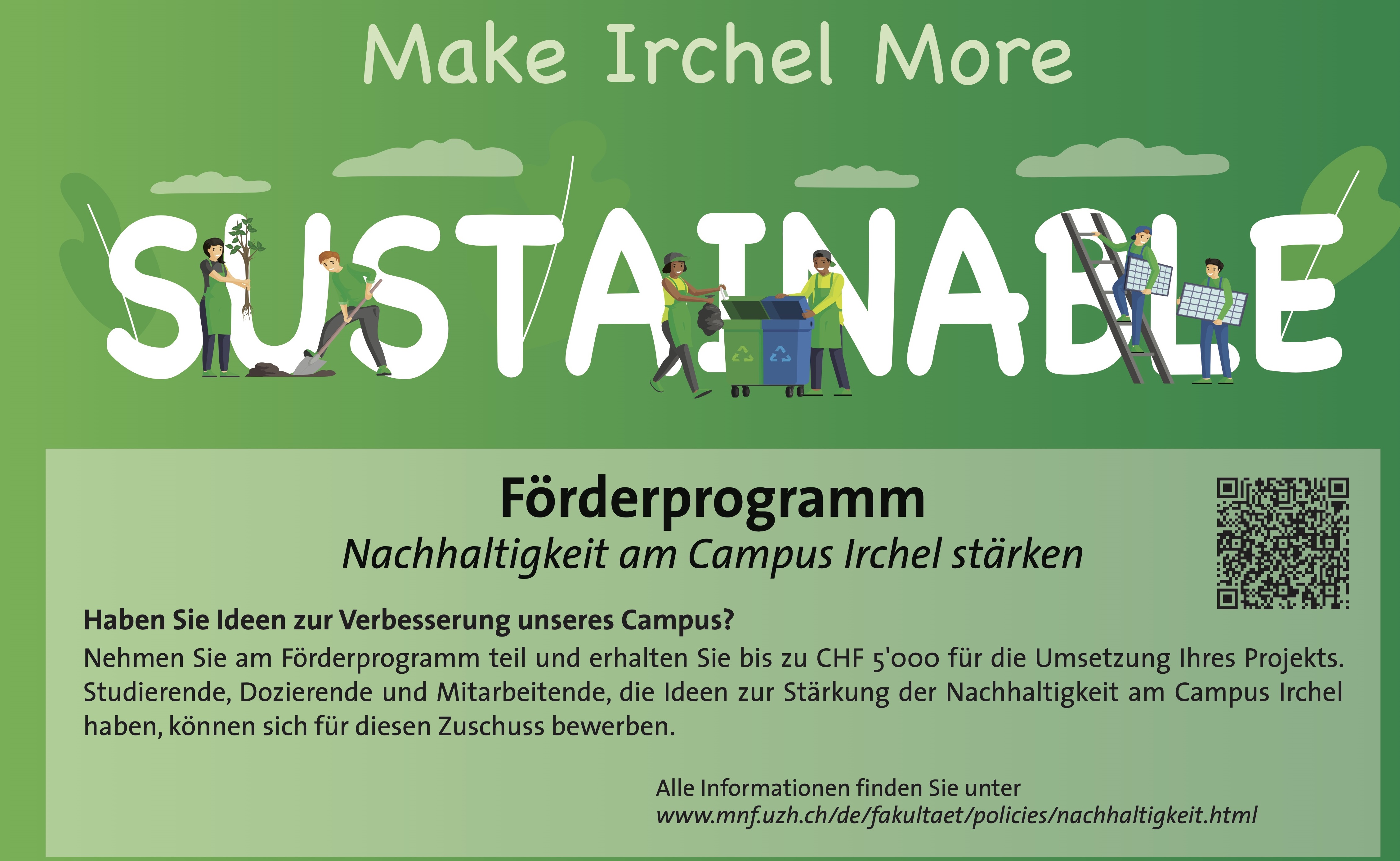 Make Irchel more Sustainable MIMS-Poster