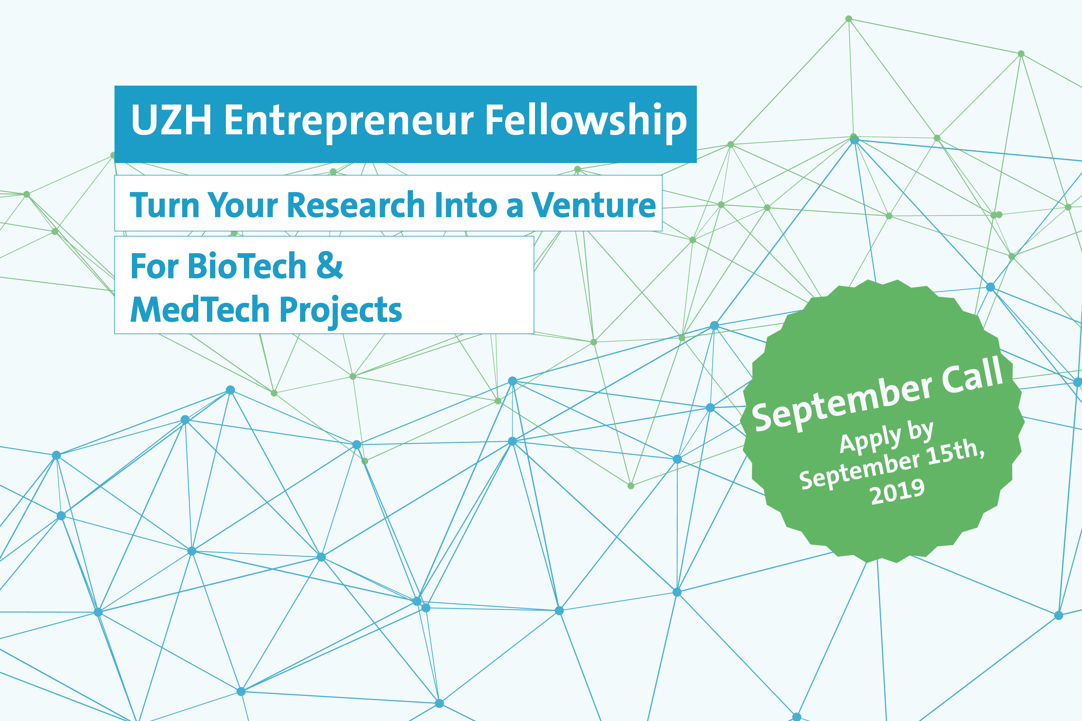 UZH Entrepreneur Fellowships in BioTech & MedTech